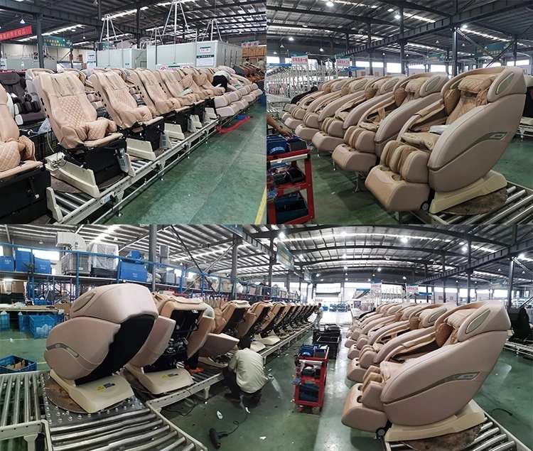 Factory Supply Double Lifting Thai Stretch Luxury Electric SL Track 3D Zero Gravity Massage Chair