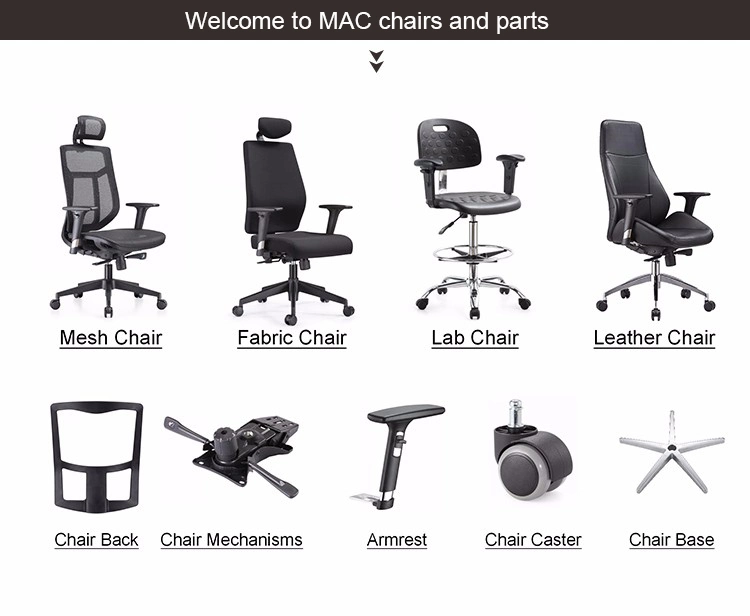 Office Chair Spare Parts Simple Design Typist Reclining Mechanism for Lab Chairs