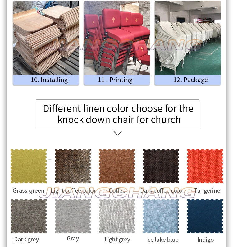 Hot Sale Useding Chair for Church, Cheap Modern Church Chair