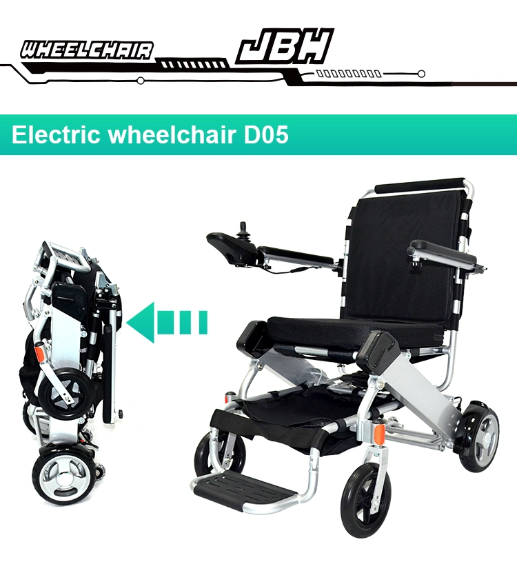 Jbh Light Weight 21kg Portable Electric Wheelchair for Elderly Travel Power Chair