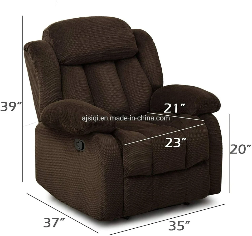 Wholesale Manual Reclining Chair Cushion Recliner Furniture Sofa for Living Room Recliner Sofa