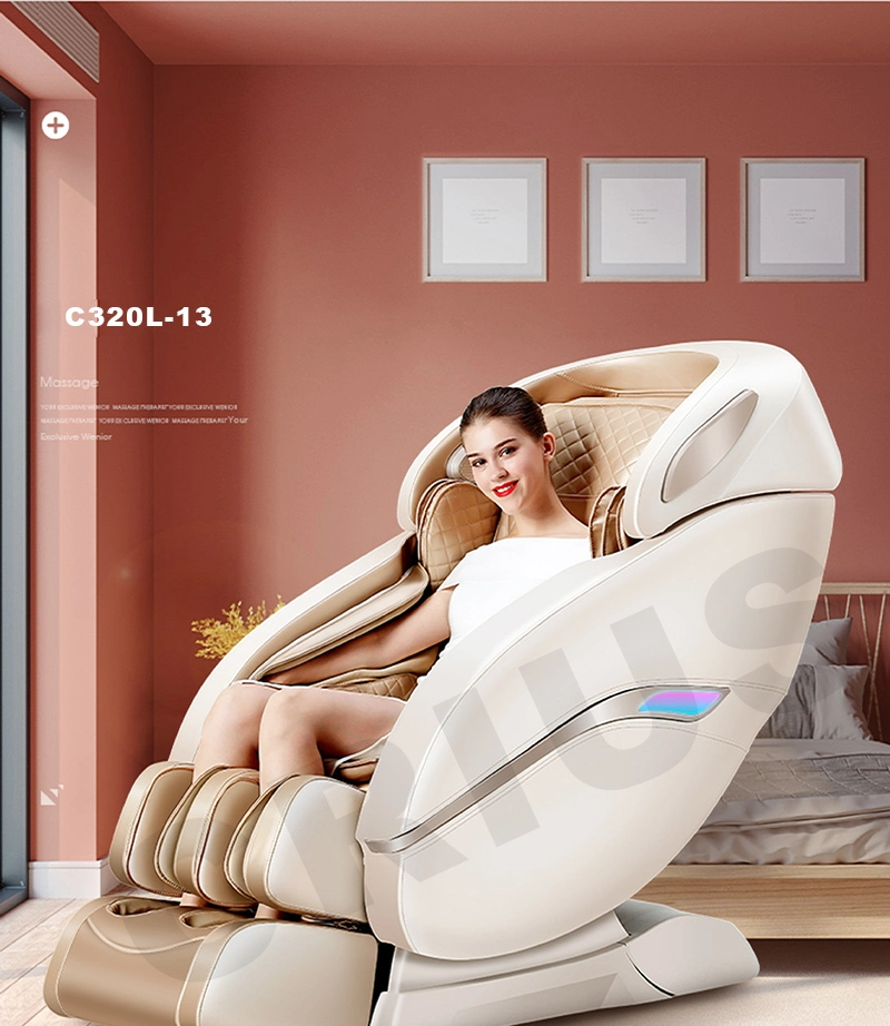Ningde Crius C320L-13 Japanese Best Luxury Electric Body Massager Factory 4D Zero Gravity Full Body Foot Shiatsu Recliner 3D Office Massage Chair