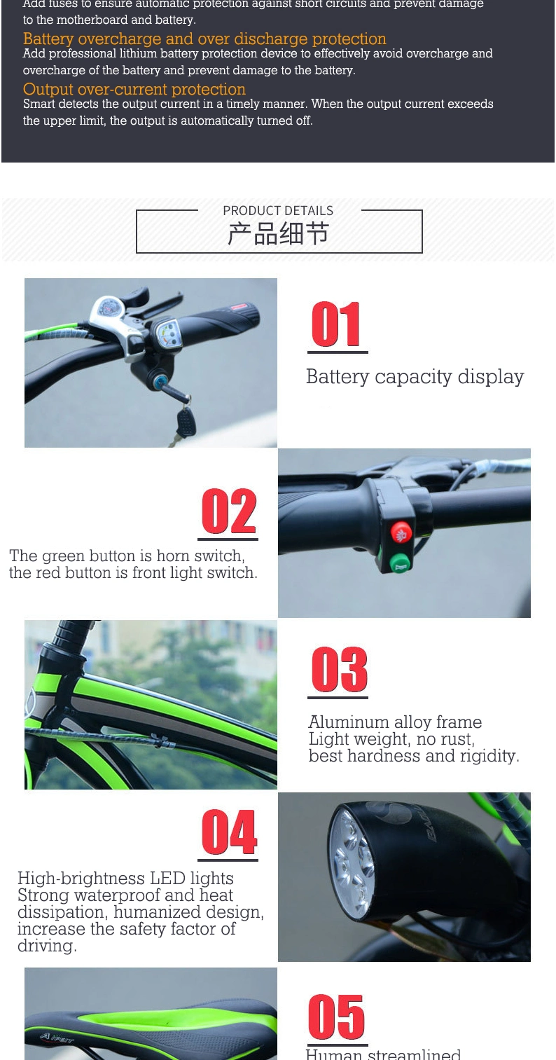 Wholesaler International Dropshipping Available Electric E Bike Pedal Assist Fat Electric Mountain Bike