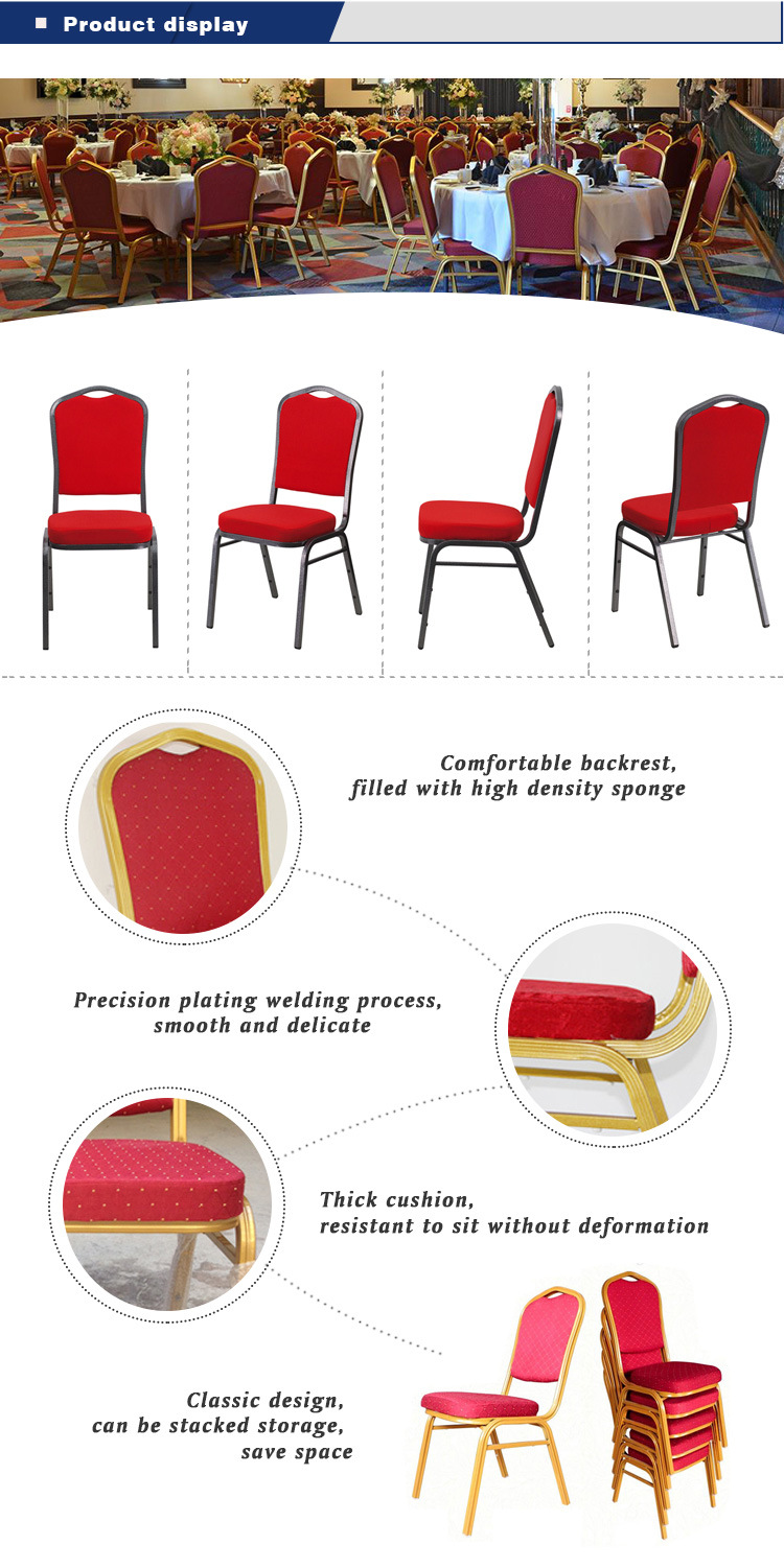 Commercial Cheap Price Restaurant Used Hotel Banquet Chairs for Sale, Banquet Hall Chairs