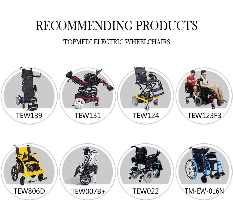 Lift up Electric Power Wheelchair for Disabled Elderly