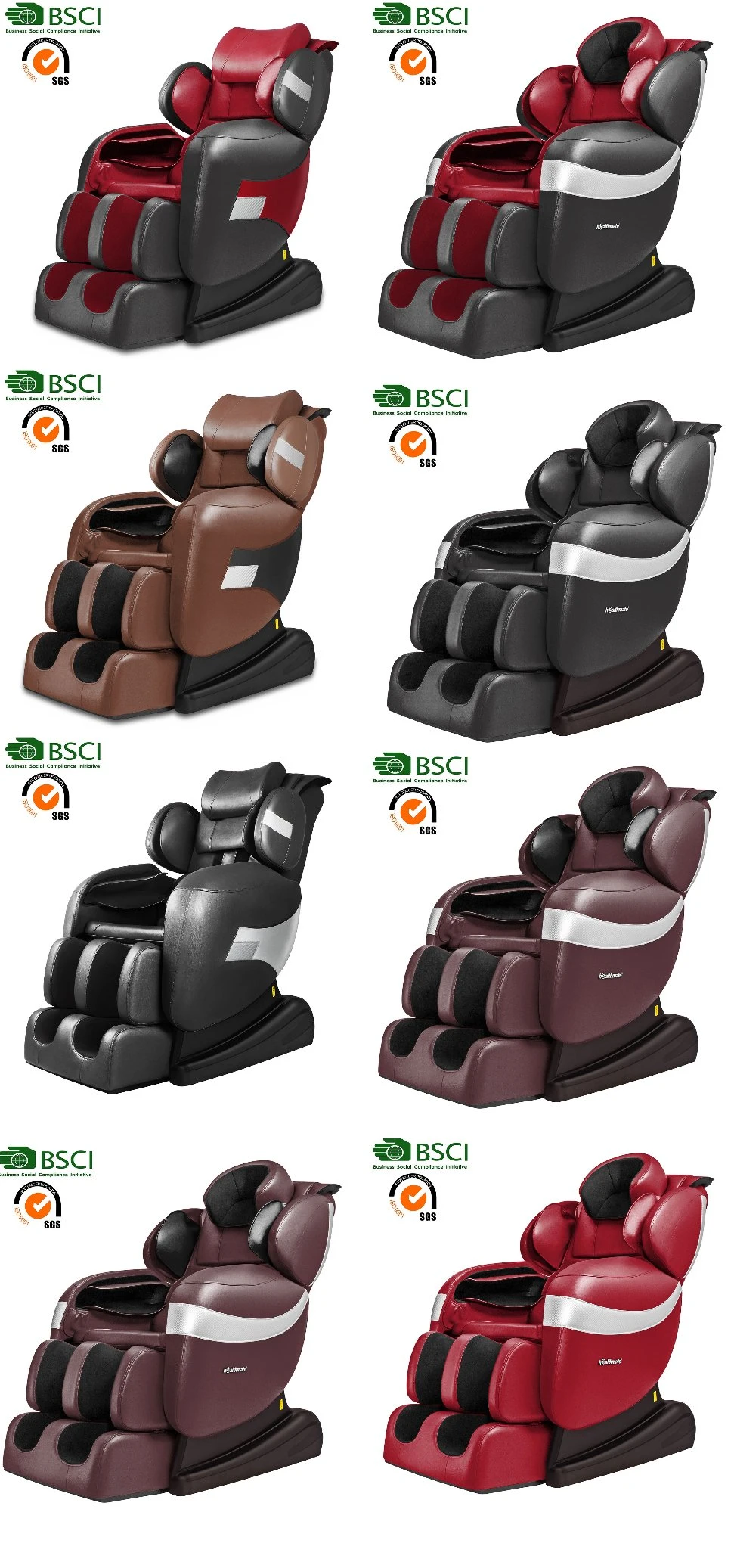 Massage Sofa Electric Massage Recliner Massage Chair with Heating System, Massage Chair