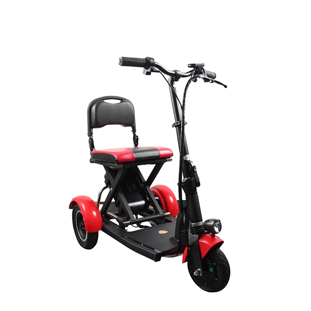 Foldable Electric Scooter for Elderly 300W Rear Motor Elderly Mobility Scooter Lithium