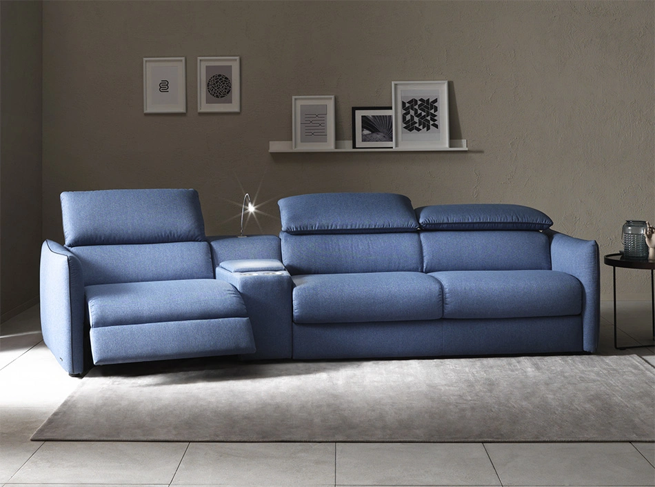 Recliner European Style Sofa Luxury Recliner Sofa Italy Leather Recliner Sofa Home Cinema Seating