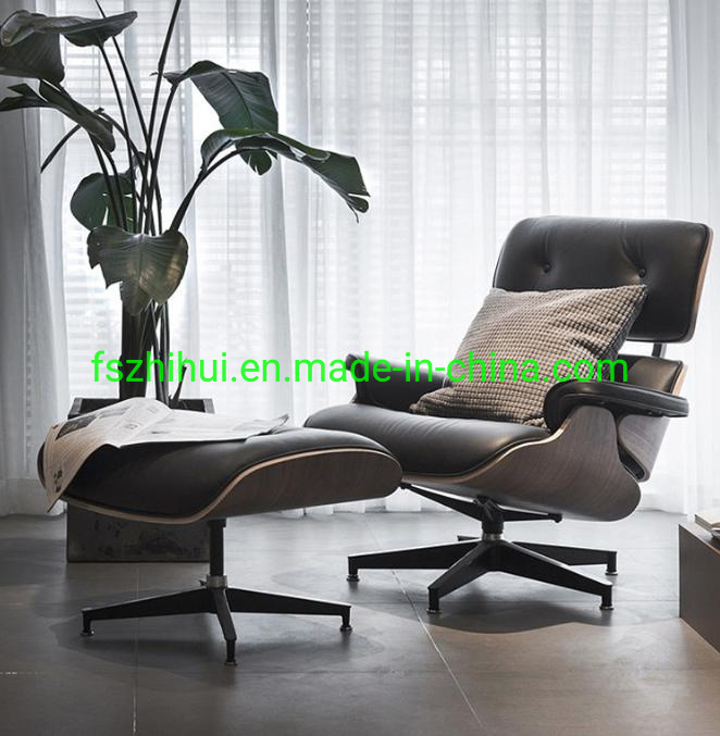 Leather Sofa Hotel Furniture Bedroom Designer Chair Eames Lounge Chair