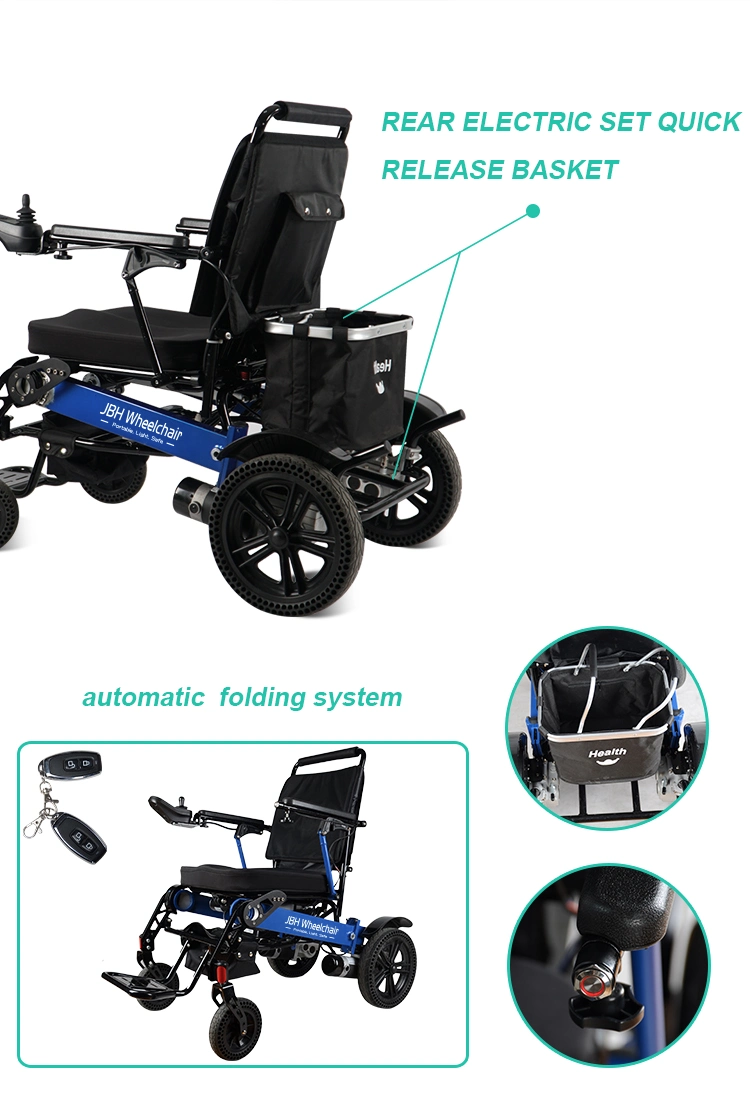 Heavy Duty Wheel Chair Motor Electric Wheelchair for Disabled People