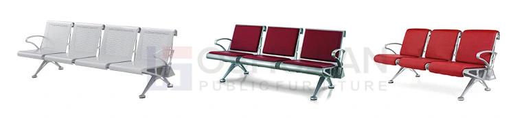 Reclined Airport Chairs Three Seater Waiting Chair