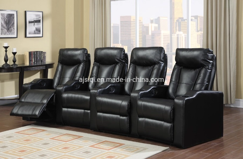 Home Cinema Electric Theater Fabric Manual Movie VIP Leather Recliner Sofa Reclining Chair