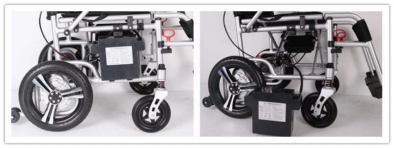 Lightweight Folding Electric Wheelchair for Seniors