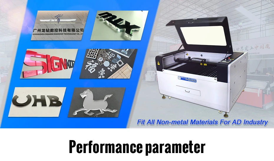 Low Cost Metal and Non Metal CNC Laser Cutting Machine for 2mm Stainless Steel Lz-1390