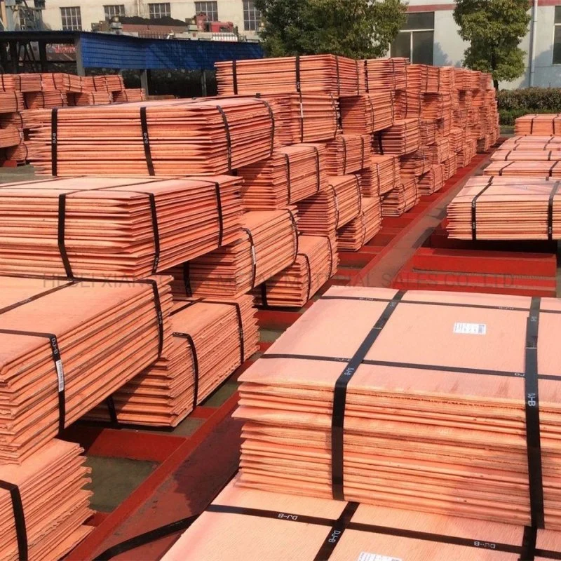 Purity Quality Copper Metal Sheets Copper Plate Copper Cathode with Pure 99.99% Cu Made in China