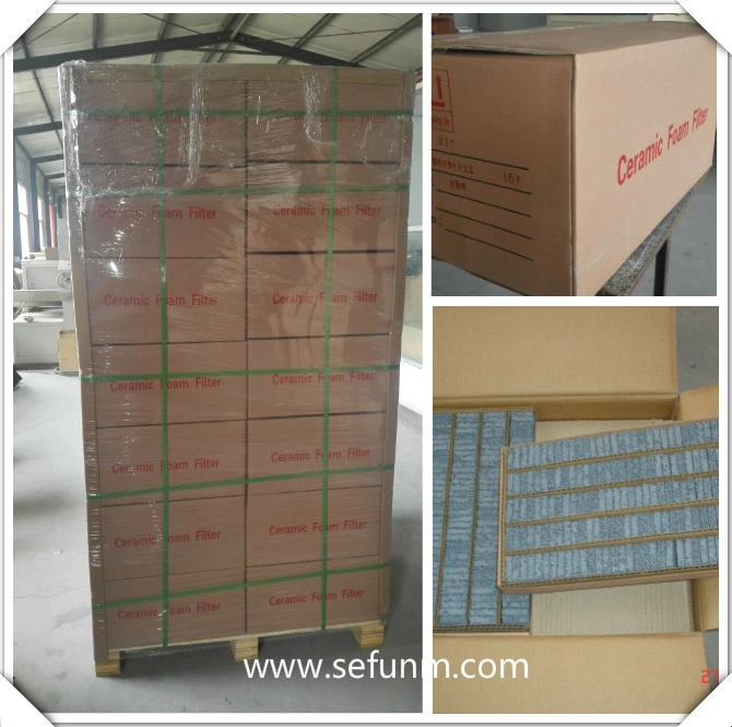 Industrial Casting Silicon Carbide Porous Foam Ceramic Filter Plate