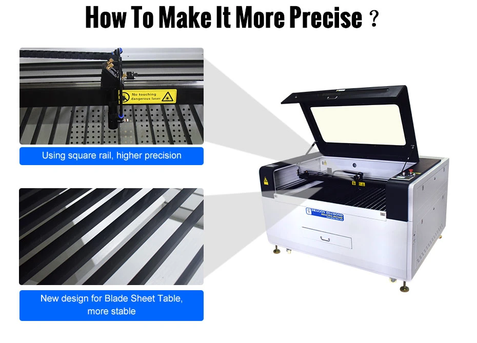 Low Cost Metal and Non Metal CNC Laser Cutting Machine for 2mm Stainless Steel Lz-1390