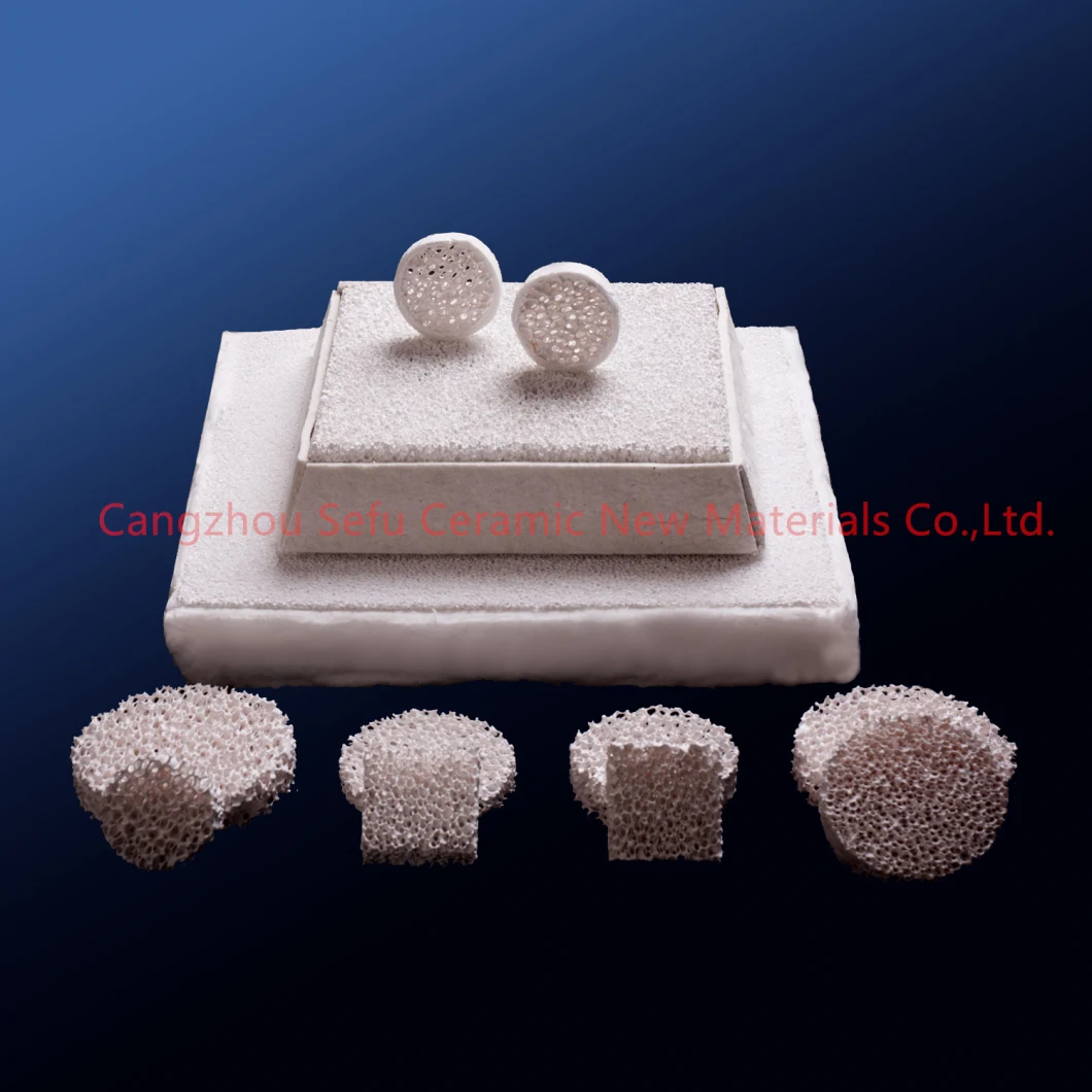 Geometric Shapes Alumina Ceramic Foam Filter