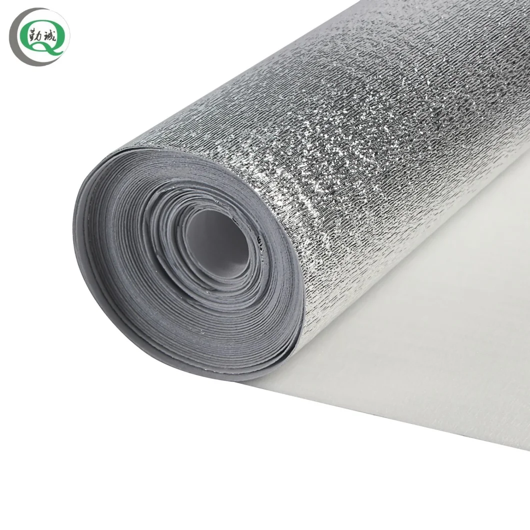 China Roof Insulation Aluminum Foil EPE Laminating Foam Board Aluminium Bubble Foil EPE Foam Insulation