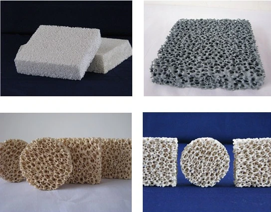 Sic/Al2O3/Zirconia/MGO Ceramic Foam Filter for Casting