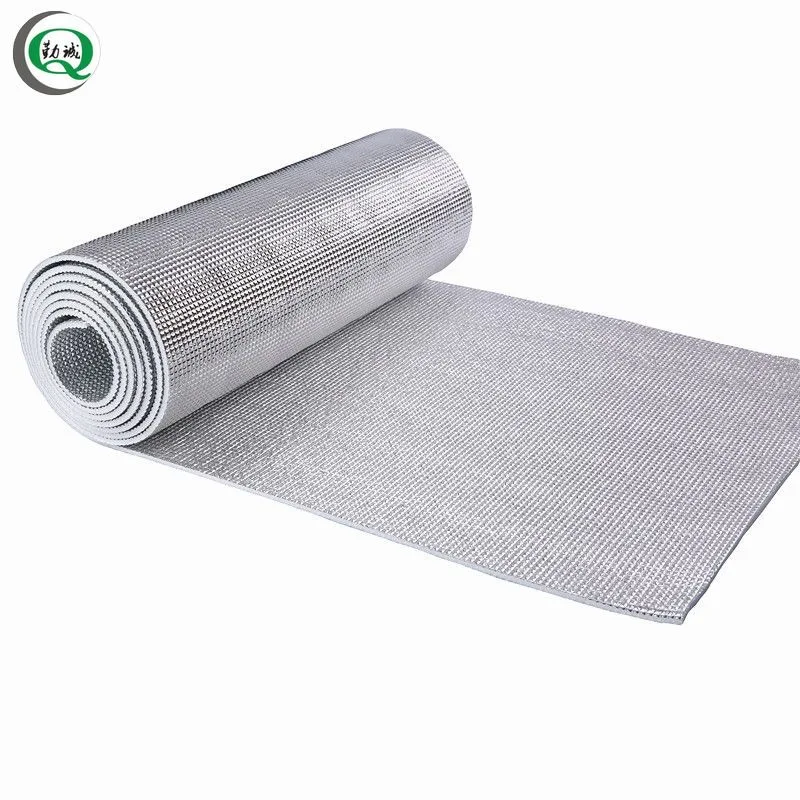 Metal Foam Roof Insulation Silver Aluminum Foil Sound Insulation Foam