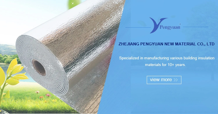 Refelctive Foil Foam, Aluminum Foam Film Insulation for Roof Insulation