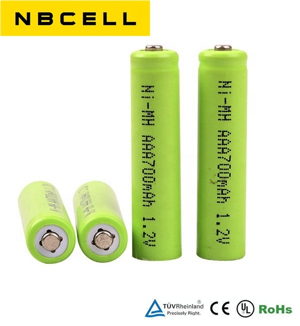 NiMH AAA Rechargeable Ni-MH Battery 1.2V 700mAh Nickel Metal Hydride Batteries