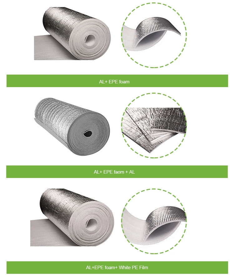 Cheap Price Aluminium Foil EPE Foam Roof Insulation