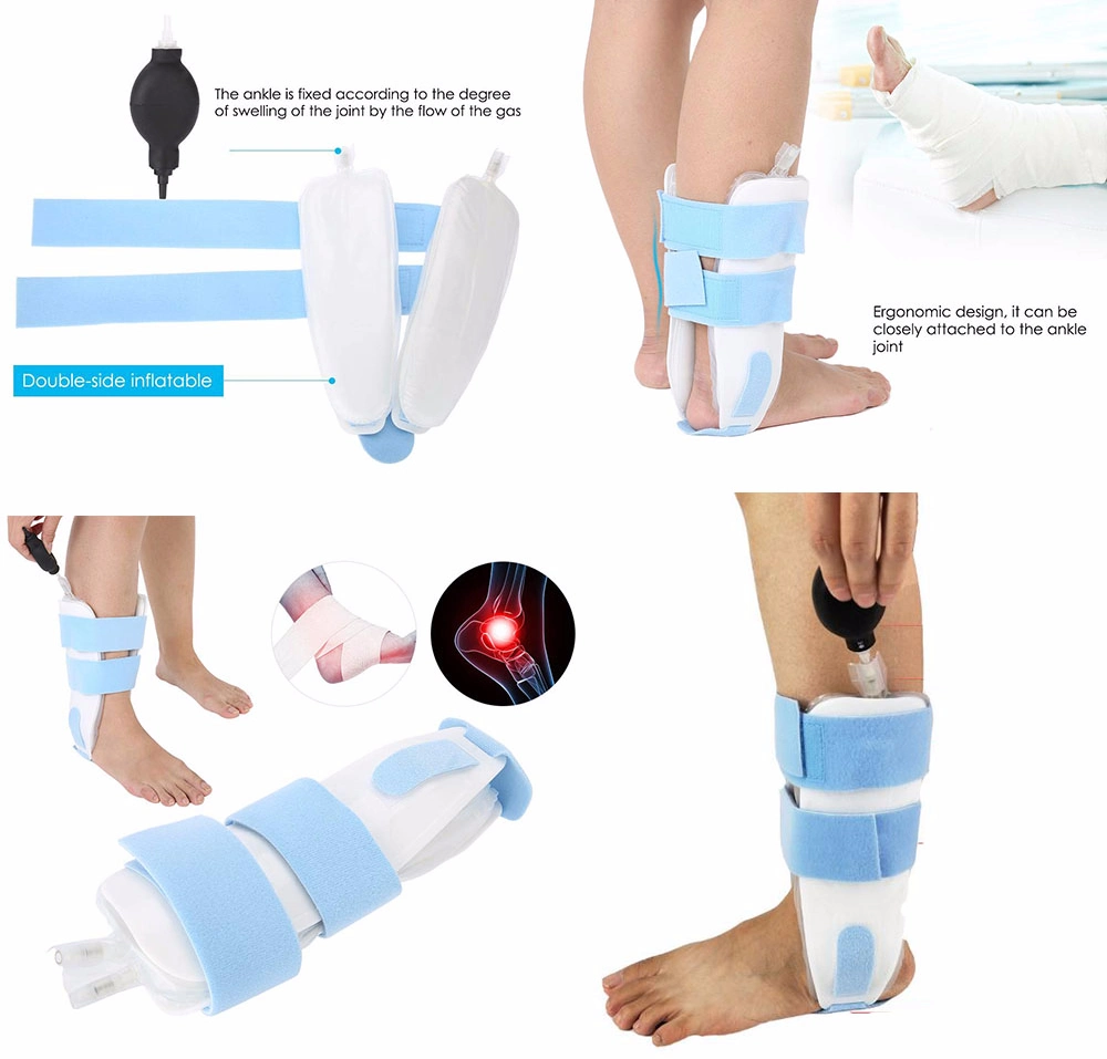 Performance Air and Foam Ankle Stirrup Brace with Air Pump