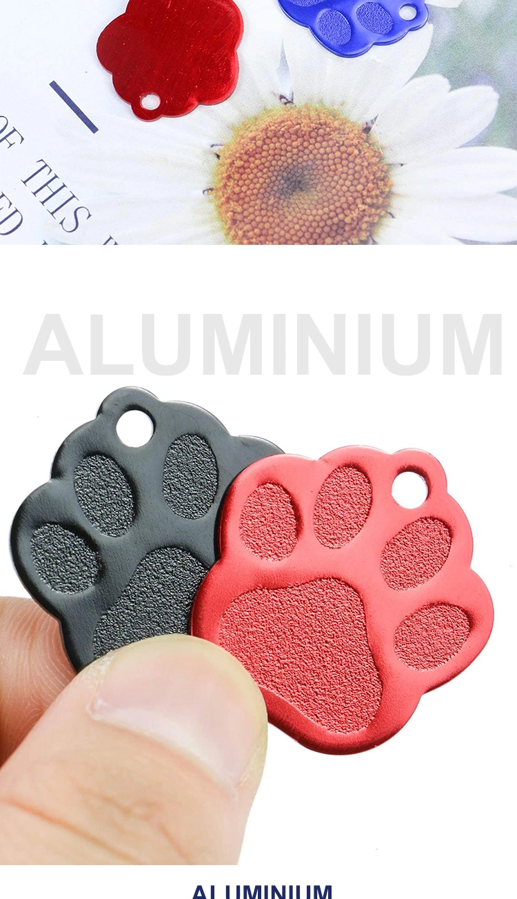 Metal New Blank Aluminum Oxide Dog Tag Aluminum Oxide Tag