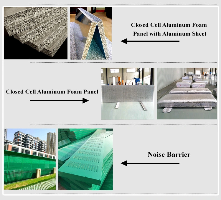 Closed Cell Aluminum Foam Used for Noise Barrier Panel
