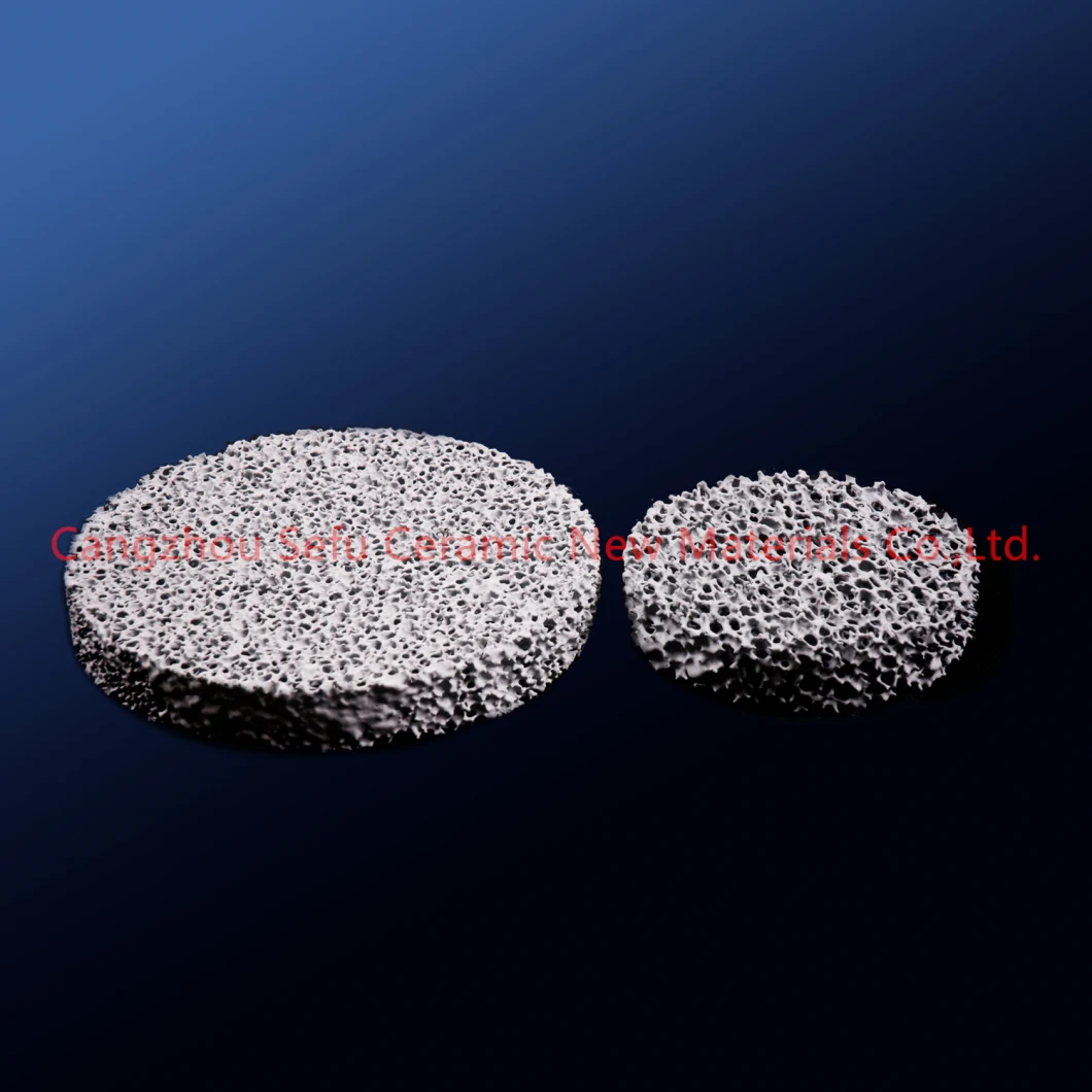 Industrial Casting Silicon Carbide Porous Foam Ceramic Filter Plate