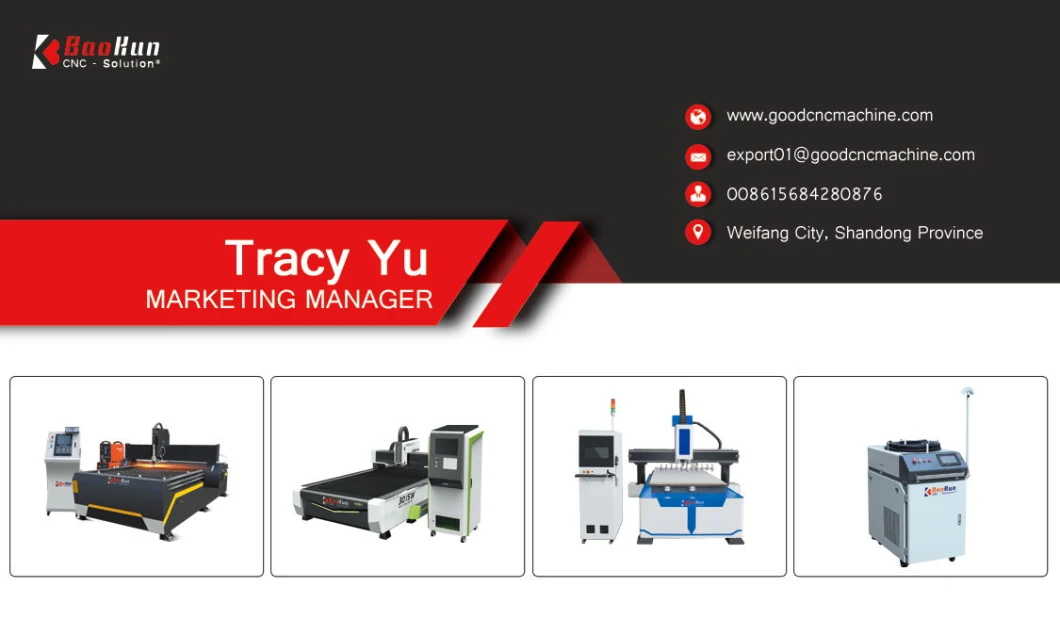 Wood, MDF, Plywood, Foam, Aluminum Engraving Machine with Factory Price