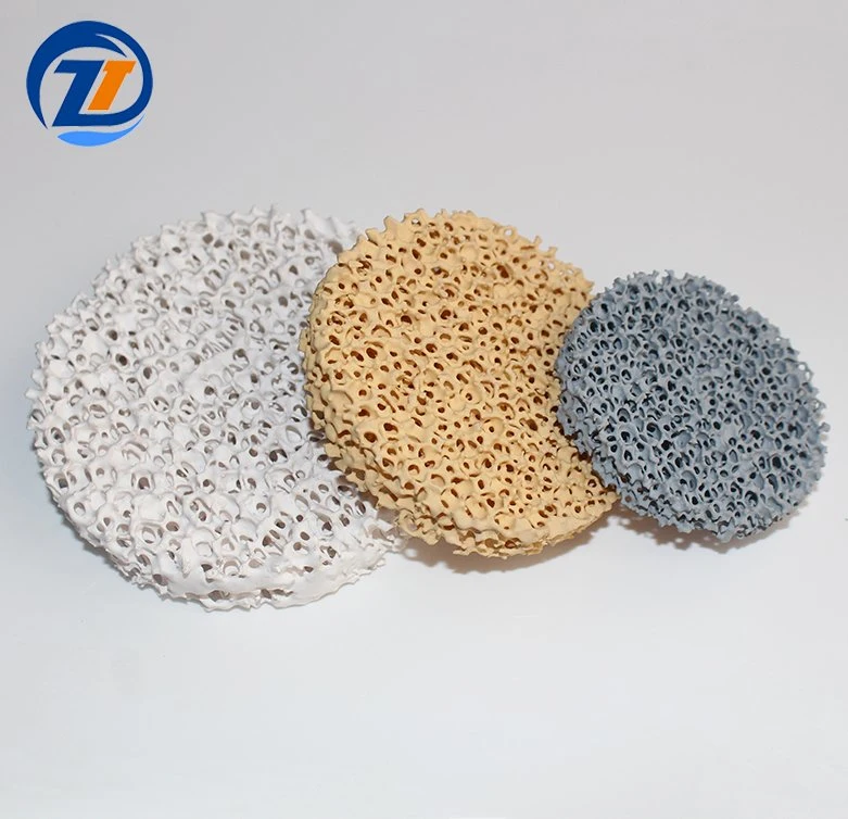 Silicon Carbon/Alumina/Zirconia Ceramic Foam Filter for Metal Casting