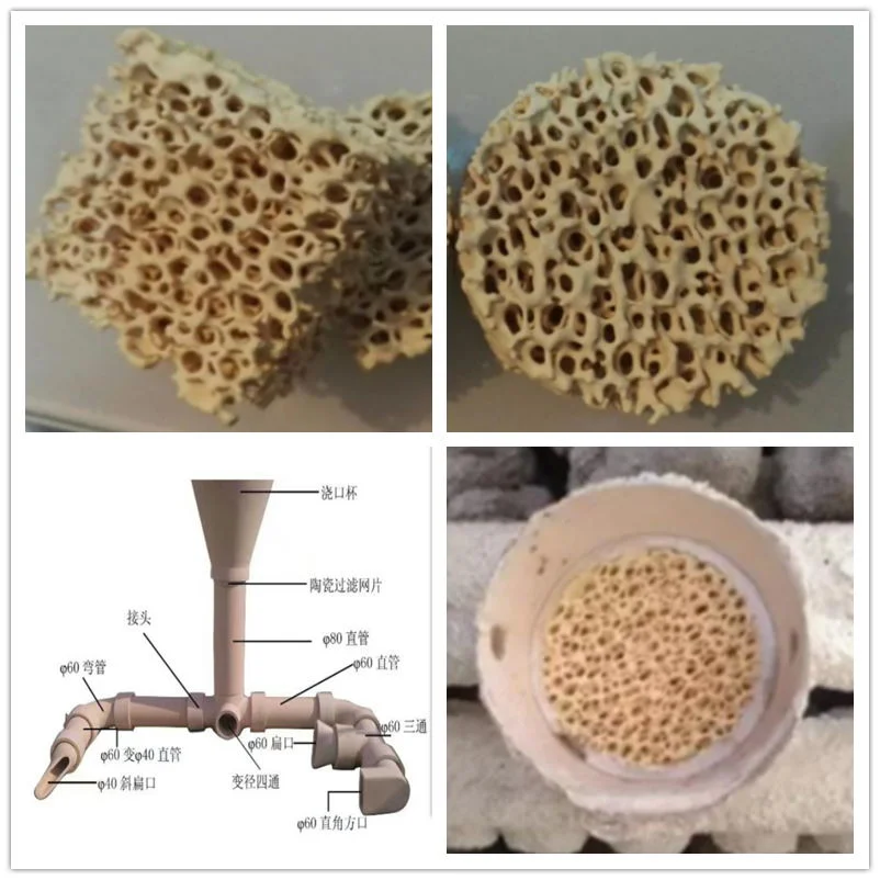 Silicon Carbon/Alumina/Zirconia Ceramic Foam Filter for Metal Casting