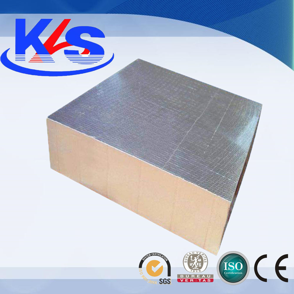 HVAC 30mm Aluminum Foil Phenolic Foam Insulation Board for Air Duct System