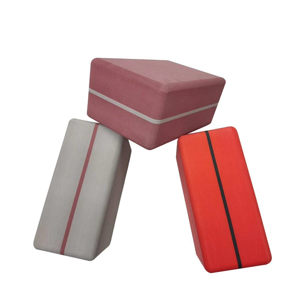 2 Pack Per Set Yoga Foam Brick, Yoga Block and Yoga Strap with Metal D-Ring