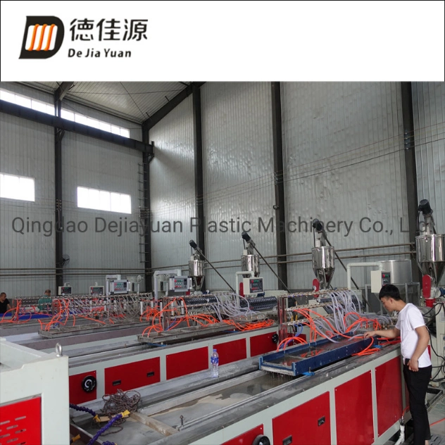 PVC and Wood Plastic Foamed Wide Board Extrusion Line