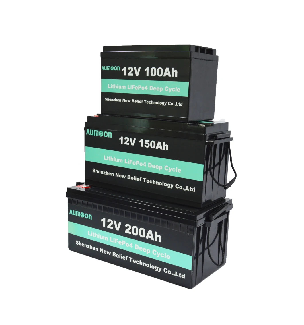 100ah Car Battery 200ah Lithium Batteries 280ah Storage Batteries 12V 24V 250V LiFePO4 Storage Batteries