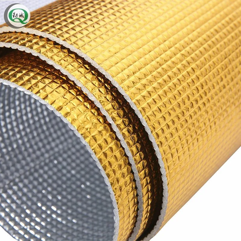 Metal Foam Roof Insulation Silver Aluminum Foil Sound Insulation Foam