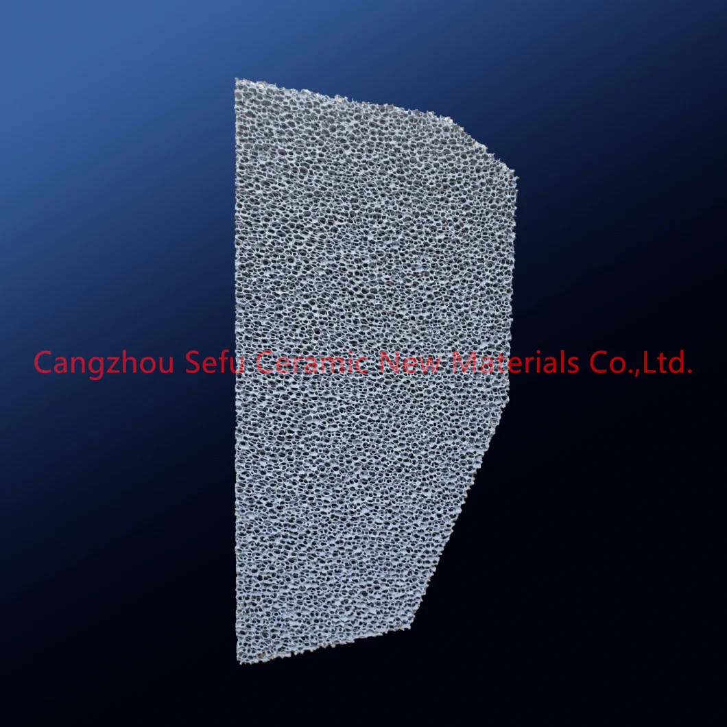 Industrial Casting Silicon Carbide Porous Foam Ceramic Filter Plate