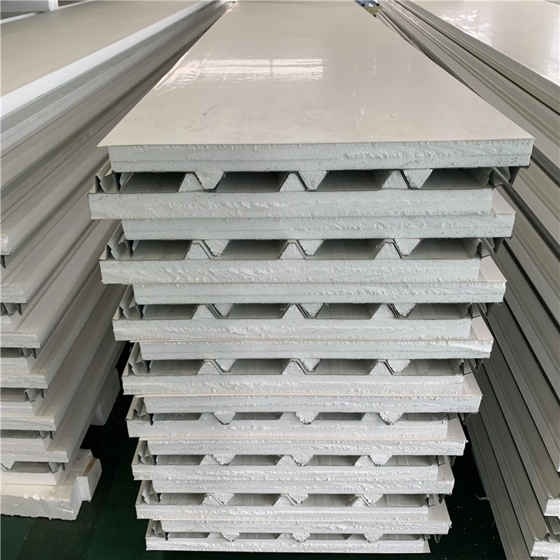 Composite Perpainted Steel Metal Covered Insulated Foam EPS Sandwich Panel Price for Cold Storage Room