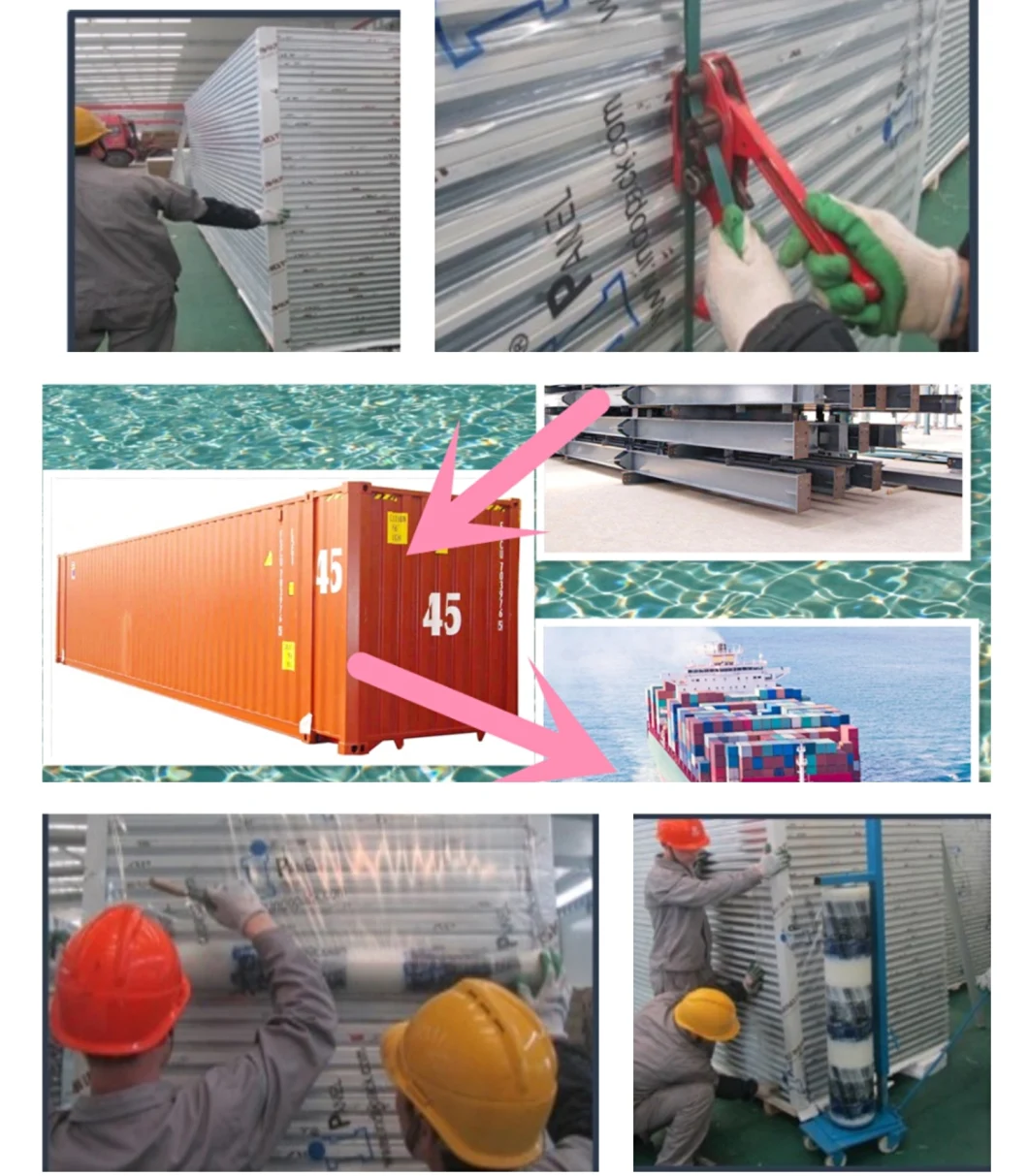 Composite Perpainted Steel Metal Covered Insulated Foam EPS Sandwich Panel Price for Cold Storage Room