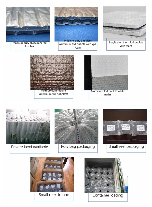 Metallic Single Sided Aluminum Foil EPE Foam Insulation Materials Sheet