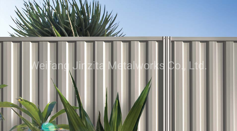Metal Fence Panels Colorbond Steel Fence Metal Zigzag Fencing Currugated Steel Fence