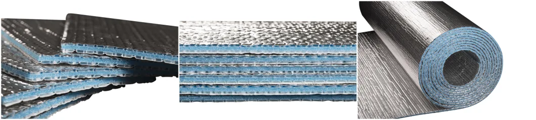 Aluminium Foil Backed Foam Reflective EPE Foam Foil Roofing Thermal Insulation