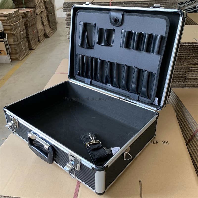 Aluminum Tool Case with Tool Panel Foam and Dividers