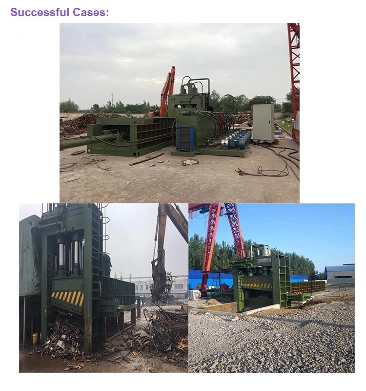 Duty Waste Metal Shear Guillotine for Cutting Steel Power Metal Cutting