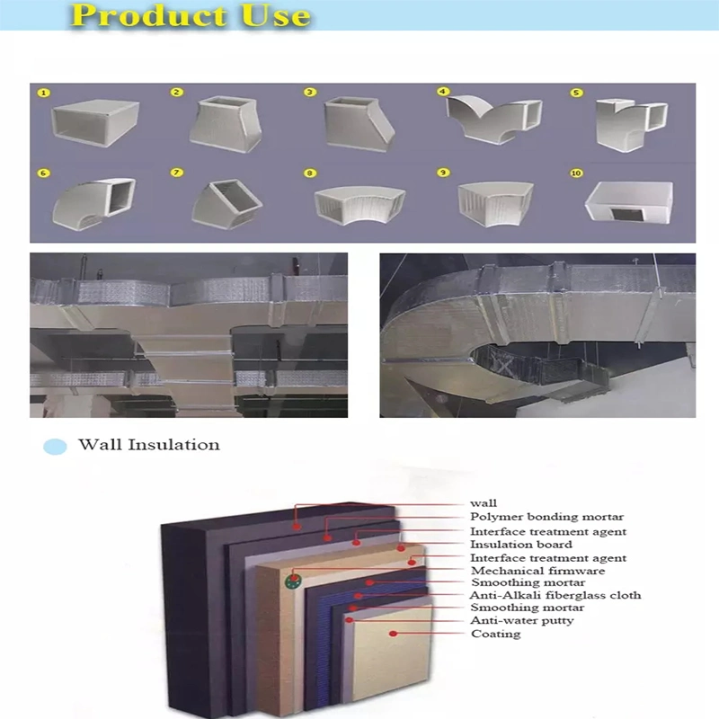 HVAC Air Duct Foam Board Insulation Phenolic Foam Panel