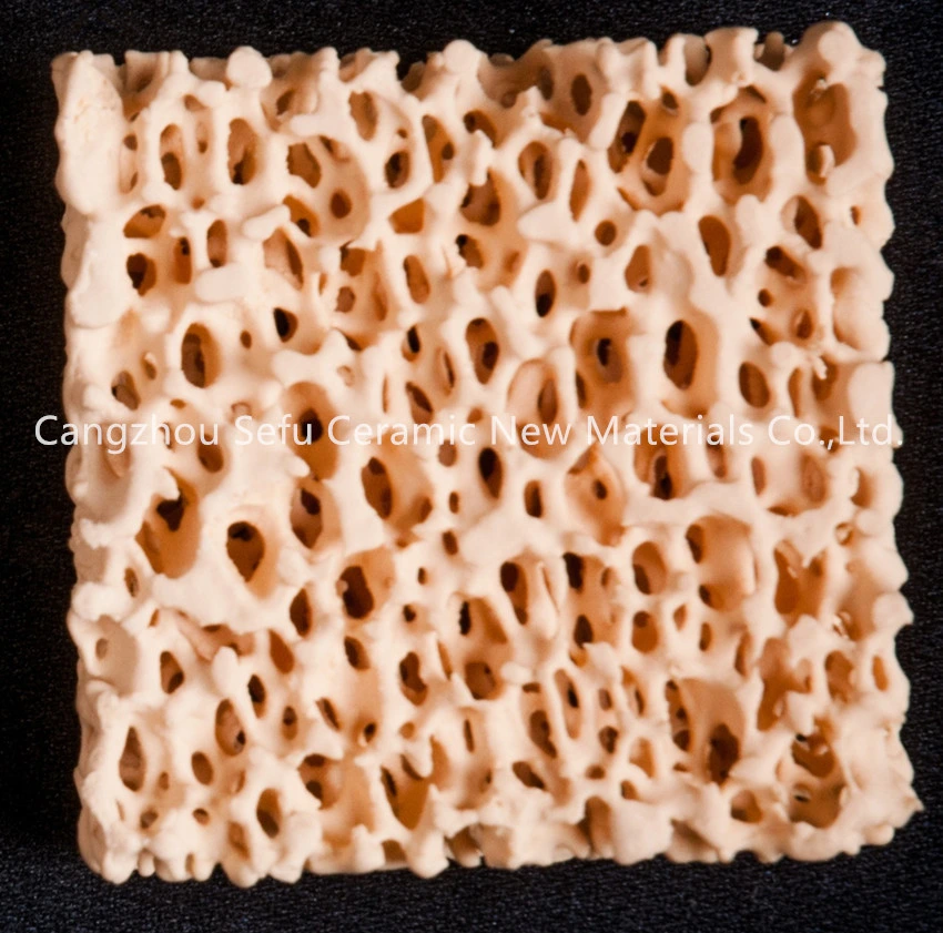 High Quality Cordierite Zirconia Ceramic Foam Filter for Iron Casting 10 PPI